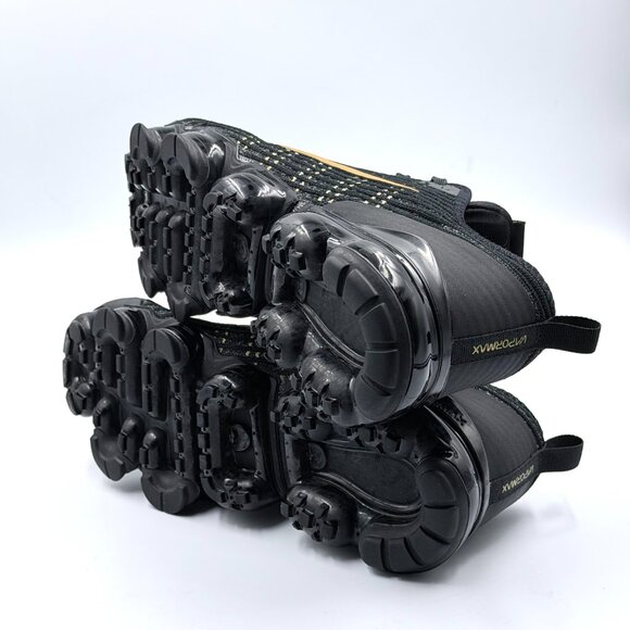 Nike Air VaporMax Flyknit 3 GS 'Black Gold' - Picture 7 of 10